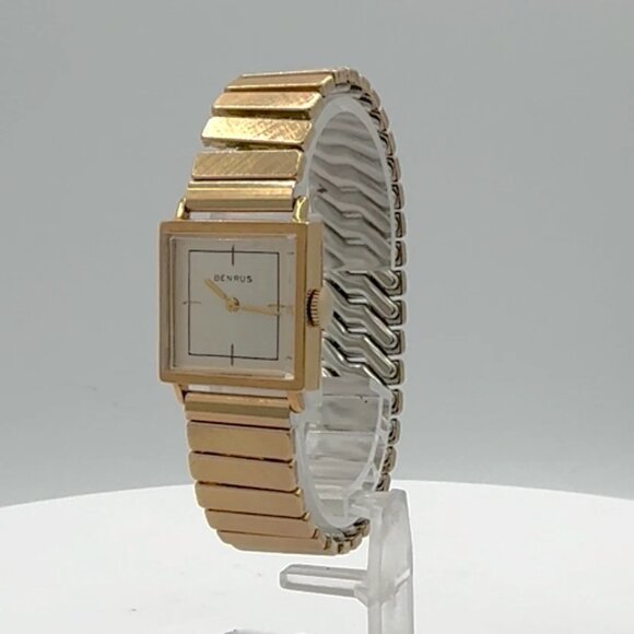 Vintage Benrus 6011 Men's Mechanical Wristwatch CZ25 10k Rolled Gold Plated